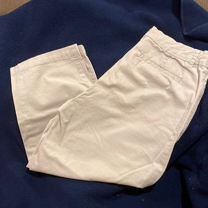 Croft & Barrow classic fit stretch capri - Khaki Size 10